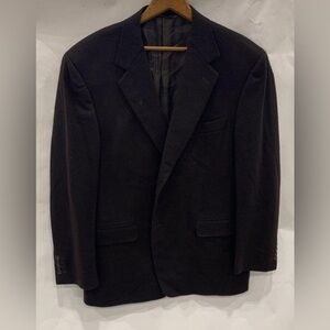 Canali Dark Brown Cashmere Blazer 54R